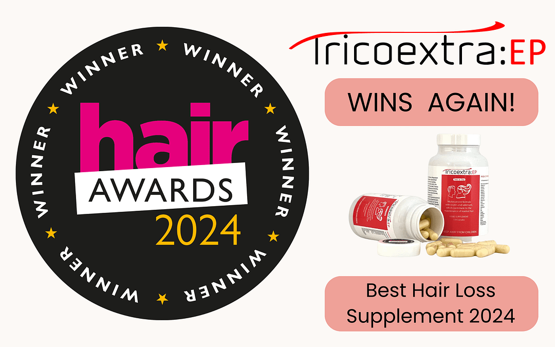 Tricoextra Wins The Prestigious 'BEST HAIR LOSS SUPPLEMENTS' Award Again in 2024